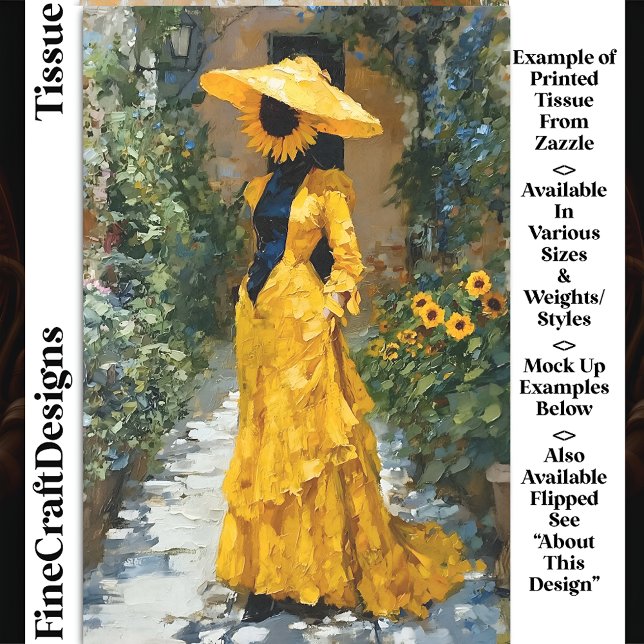 Papel De Seda Girassol em Descamação DS9L Amarelo (Criador carregado)