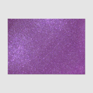 Papel De Seda Girly Sparkly Royal Purple Glitter