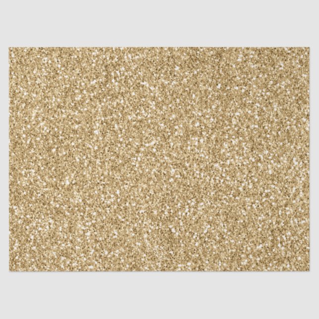 Papel De Seda Glam Dourado Glitzy Glitzy   (Frente )