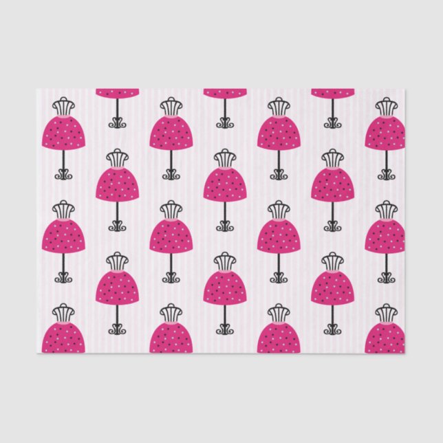 Papel De Seda Glam Fashion Diva Festa de aniversário (Frente )