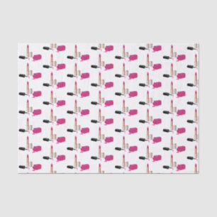 Papel De Seda Glam-Lábio Cor-de-rosa e Padrões de Beleza Polones