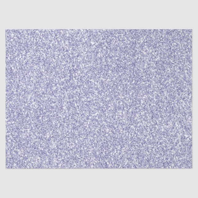 Papel De Seda Glam Lavender Lilac Purple Glitter  (Frente )