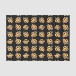 Papel De Seda Glam Preto E Dourado Moderno