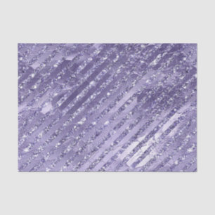 Papel De Seda Glamour Feminino Listras de Purpurina Roxa Anivers