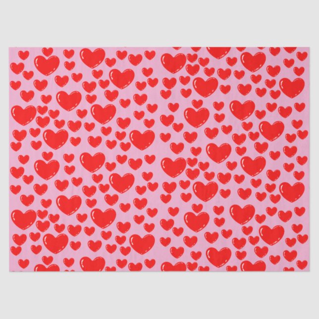 Papel De Seda glass hearts (Frente )