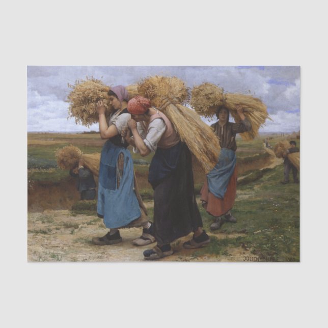 Papel De Seda Gleaners por Julien Dupre (Frente )