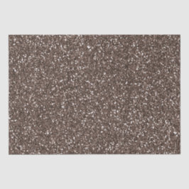 Papel De Seda Glitter Castanho de Chocolate