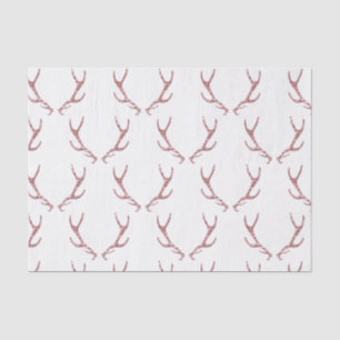 Papel De Seda Glitter Cor-de-rosa - Anéis Rustic Glam Girly Pers