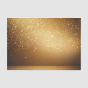 Papel De Seda Glitter Dourado Elegante