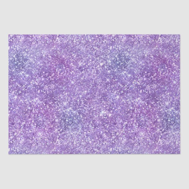 Papel De Seda Glitter Roxo Roxo-Elegante (Frente )