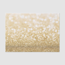 Papel De Seda Glitter Sparkking Dourado