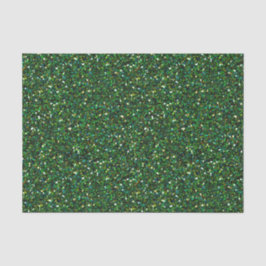 Papel De Seda Glitter verde