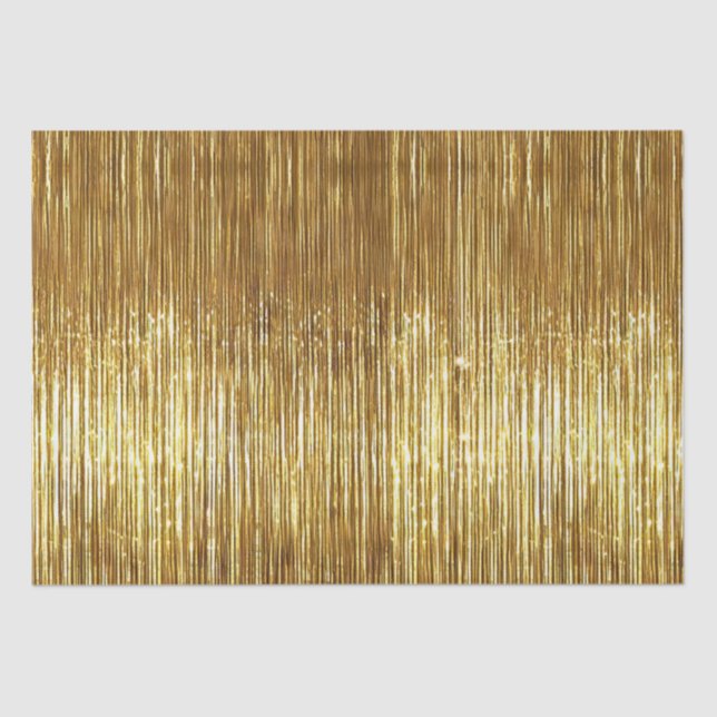 Papel De Seda Glitzy Dourado Sparkle Strikle (Frente )