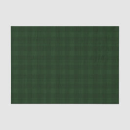 Papel De Seda Glória de Natal Green Tartan