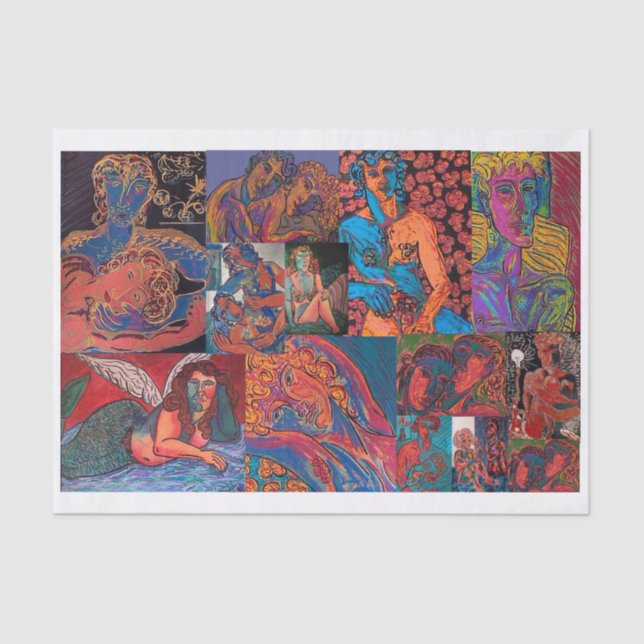 Papel De Seda Glorioso Nudes!!Papel Tecidual nº 2 (Frente )