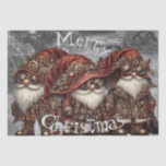 Papel De Seda Gnome Steampunk Winter Christmas<br><div class="desc">Gnome Steampunk Winter Christmas</div>