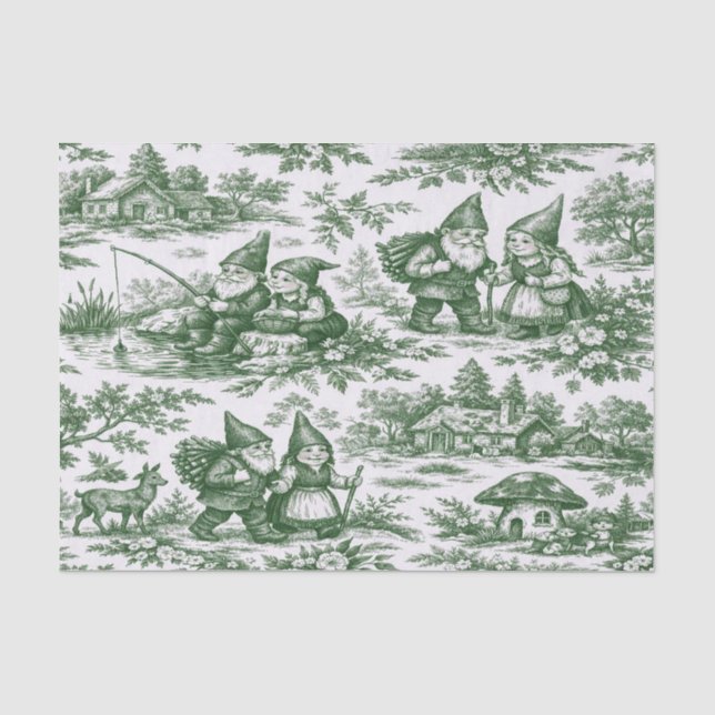 Papel de Seda Gnome Toile de Jouy (Frente )