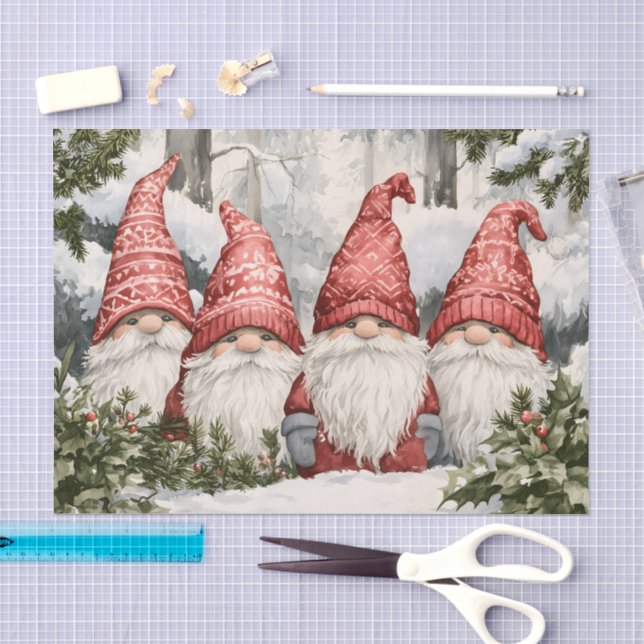 Papel De Seda Gnomos (Arte )