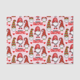 Papel De Seda Gnomos de Natal