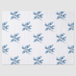 Papel De Seda Gnomos de Natal Azuis