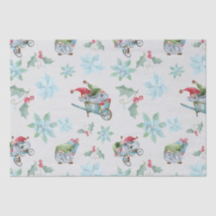 Papel De Seda Gnomos De Natal Em Jogo