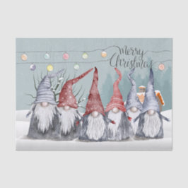 Papel De Seda Gnomos de Natal Hygge