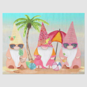 Papel De Seda Gnomos de praia