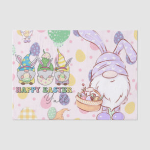 Papel De Seda Gnomos Pastel Diem - Feliz Páscoa, gente!