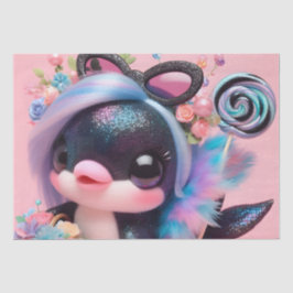 Papel De Seda Golfinho Bonito