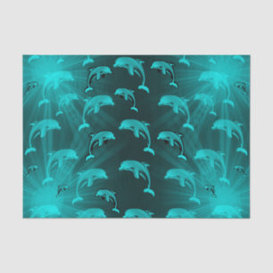 Papel De Seda golfinho, peixe, natureza, aquático, design, bonit