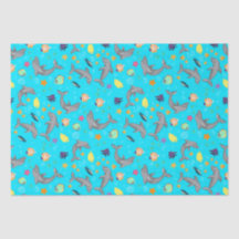 Golfinhos e Peixes Coloridos