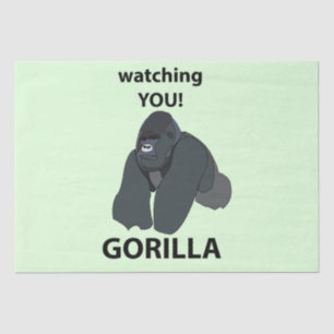 Papel De Seda Gorilla A Ver-Te Gorilla Engraçado