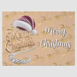 Papel De Seda Gorro de Natal fofo