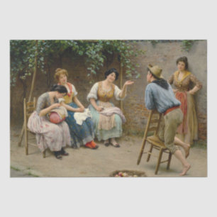 Papel De Seda Gossip no Jardim (cena italiana)