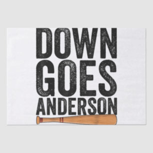 PAPEL DE SEDA GOSTA ANDERSON FUNNY PRESENTE BASEBALL ANDERSON