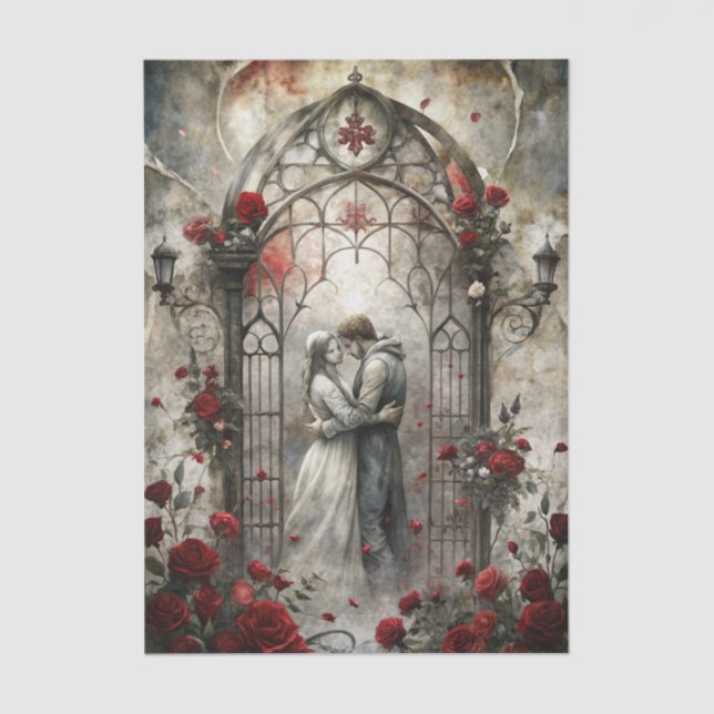 Papel De Seda Gothic Romance Decoupage (Frente )