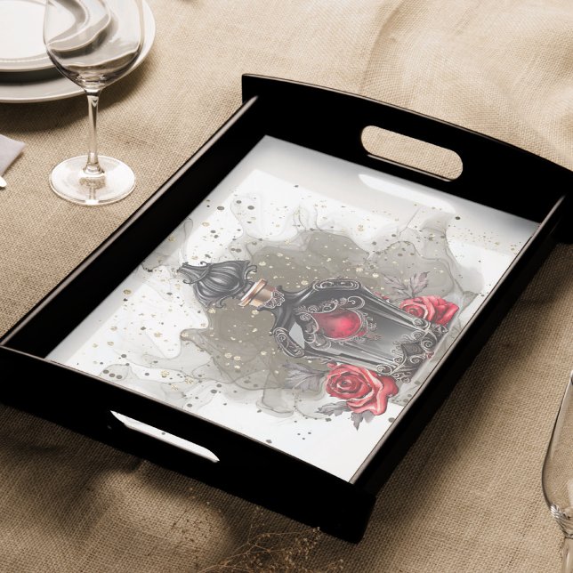 Papel De Seda Gótica Frasco de Perfume Vitoriano de Moda Vitoria (Criador carregado)