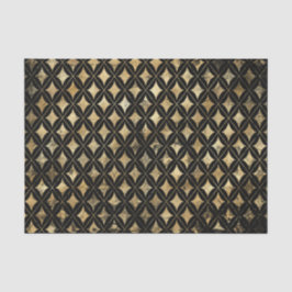 Papel De Seda Gótico Dourado Diamante Vintage