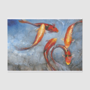 Papel De Seda Graceful Koi