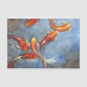 Papel De Seda Graceful Koi II