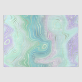 Papel De Seda Gradiente de Arco-Íris Iridescente e Estratos de F