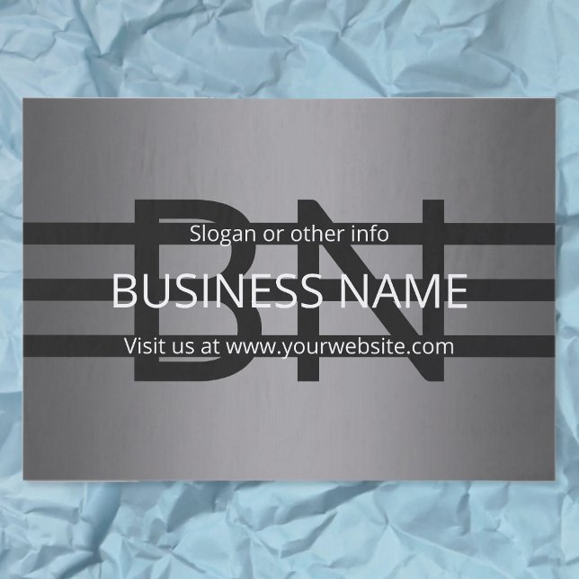 Papel De Seda Gradiente de Cinzas Moderna e faixas pretas horizo (Criador carregado)