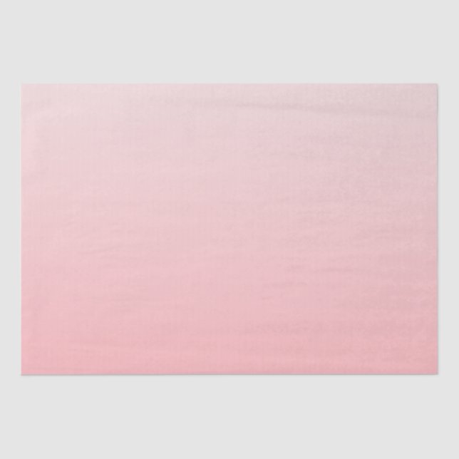 Papel De Seda Gradiente rosa suave (Frente )