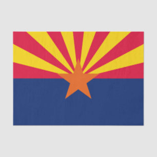 Papel De Seda Gráfico de Sinalizador de Estado de Arizona Dinâmi