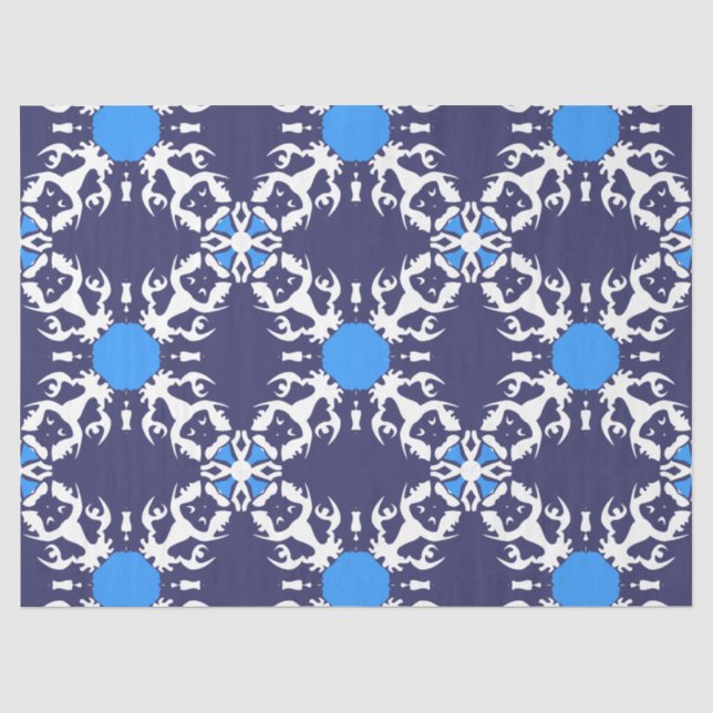 Papel De Seda Gráficos de padrão de Bulldog Francês (Frente )