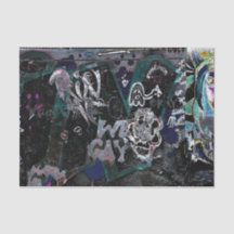 Grafite Black White Urban Street Grunge Wall Art