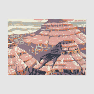 Papel De Seda Grand Canyon Western Graphic Art American