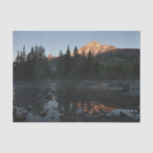 Papel De Seda Grand Teton Sunrise em Cottonwood Creek