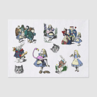 Papel De Seda Grande Alice no artesanato clássico do decoupage