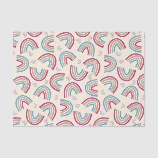 Papel De Seda Grande arco-íris (Frente )